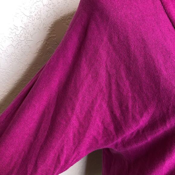 Cabi dark pink open front slightly cropped cardigan sweater size Medium #5013 - Picture 6 of 15